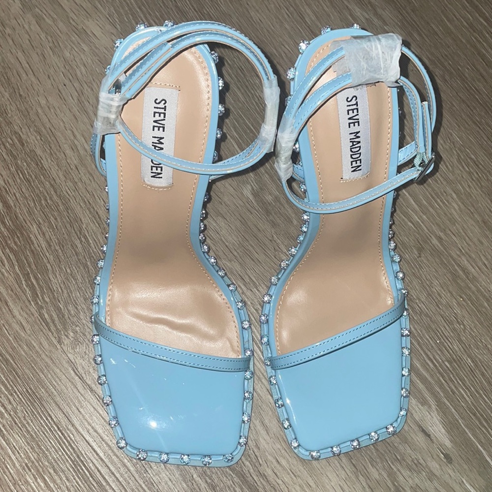 Light Blue Steve Madden Strappy Sandal